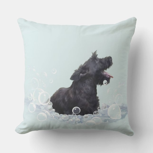 Coussin L'heure du bain (Recto)