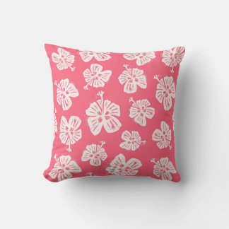 Coussin L'hibiscus tropical pour un peu de paradis chez so