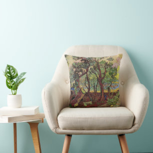 Coussin L'hôpital et le jardin de Saint-Paul par Vincent v