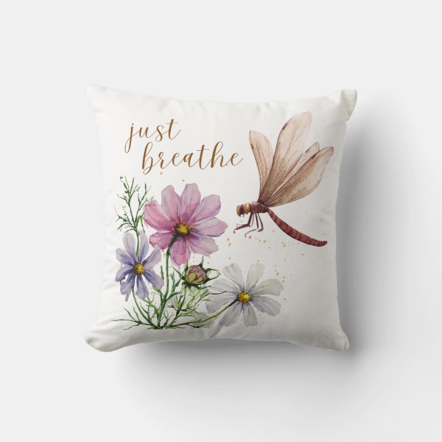 Coussin Libellule | Respirer L'Oreiller (Recto)