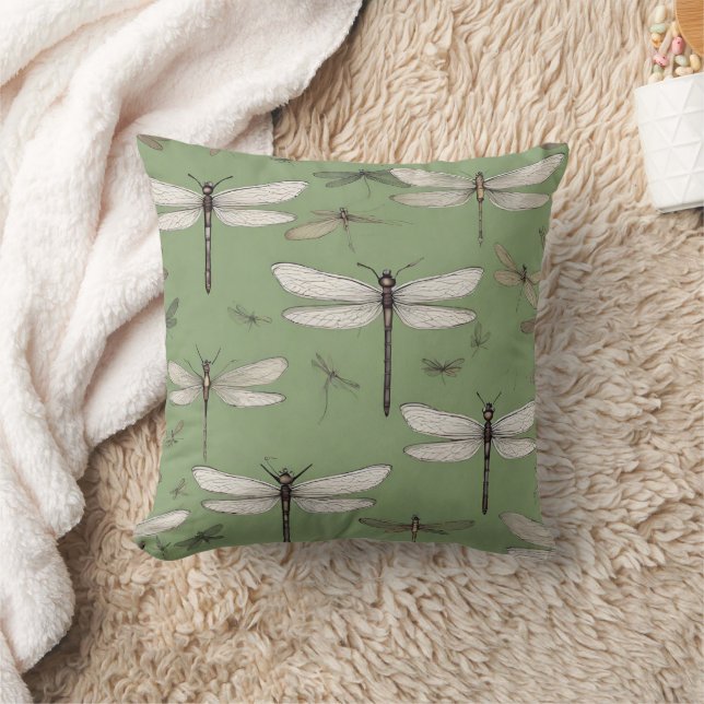 Coussin Libellules Vintage (Couverture)