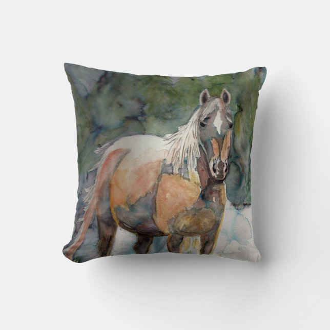 Coussin Liberté de cheval (Recto)