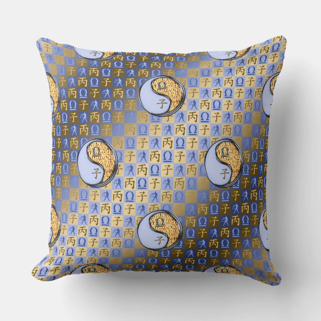 Coussin Libra & Fire Rat (Recto)