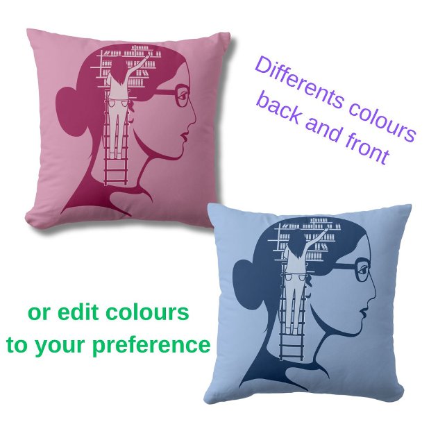 Coussin Librairie livre-cadeaux librairie (Créateur téléchargé)