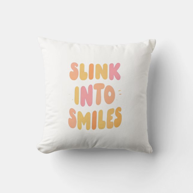 Coussin Lien vers sourires (Recto)