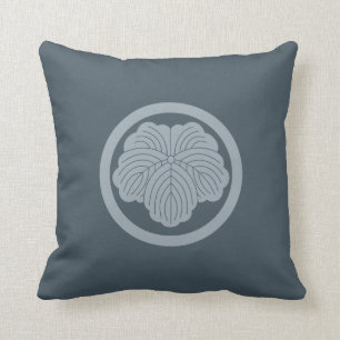 Coussin Lierre de crête de famille de lundi de Japonais d