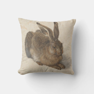 Coussin Lièvre de style vintage - Albrecht Dürer