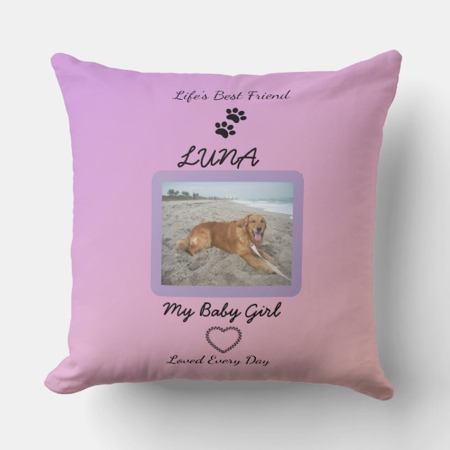 Coussin Life's Best Friend Celebration (Recto)