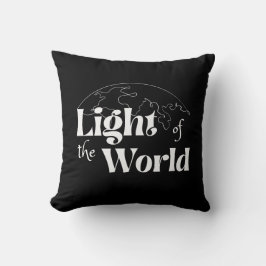 Coussin Light of the World Inspirational Christmas