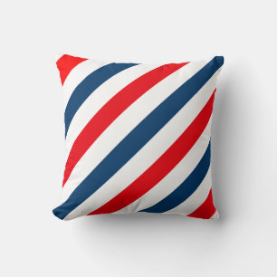 Coussin ligne diagonale tricolore standard