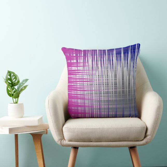 Coussin lignes croisées (Chaise)