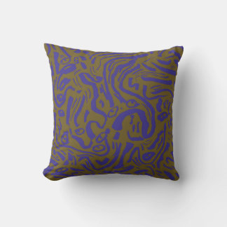Coussin Lignes de flux Abstraites Lancer l'oreiller - stud