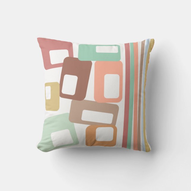 Coussin Lignes et rectangles (Recto)