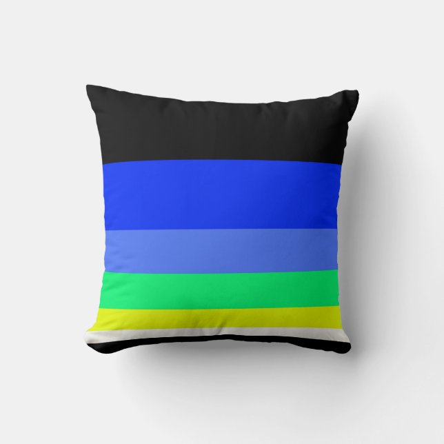 Coussin Lignes sombres (Recto)