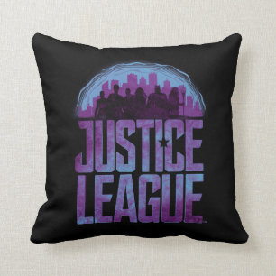 Coussin Ligue de Justice   Justice League City Silhouette
