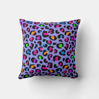 Coussin Lilac Leopard Cushion