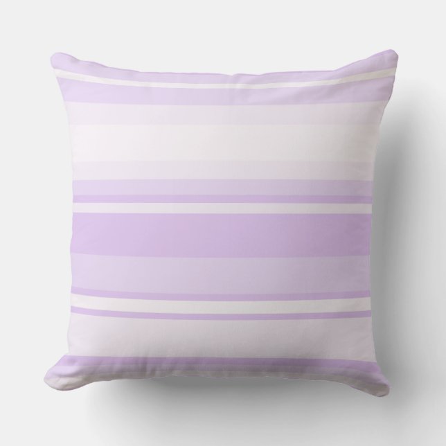 Coussin Lilac rayures (Recto)