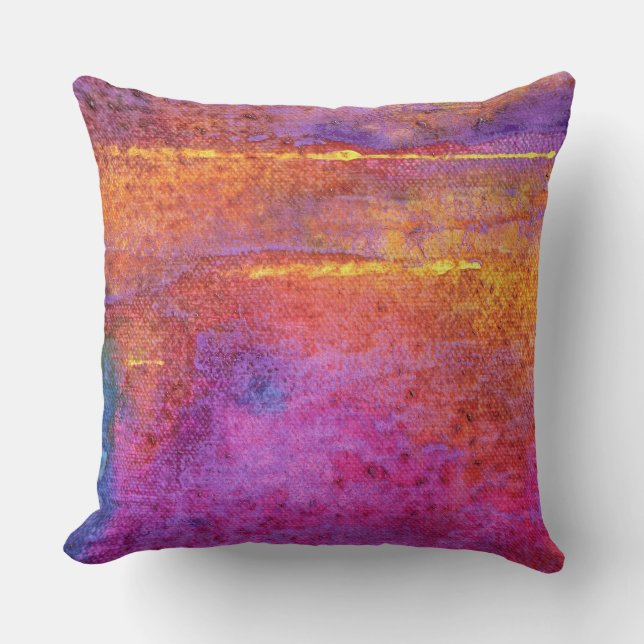 Coussin Lilas, mauve, et citron d'abrégé sur émotion de (Recto)