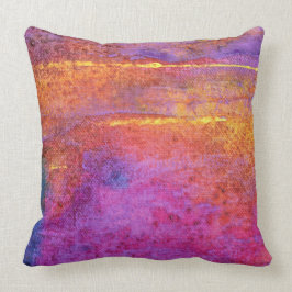 Coussin Lilas, mauve, et citron d'abrégé sur émotion de