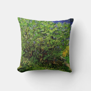 Coussin Lilas par Vincent van Gogh, Fleurs de jardin ancie