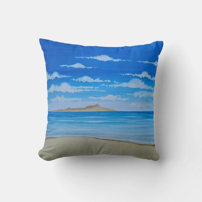 Coussin L'île tropicale (Recto)