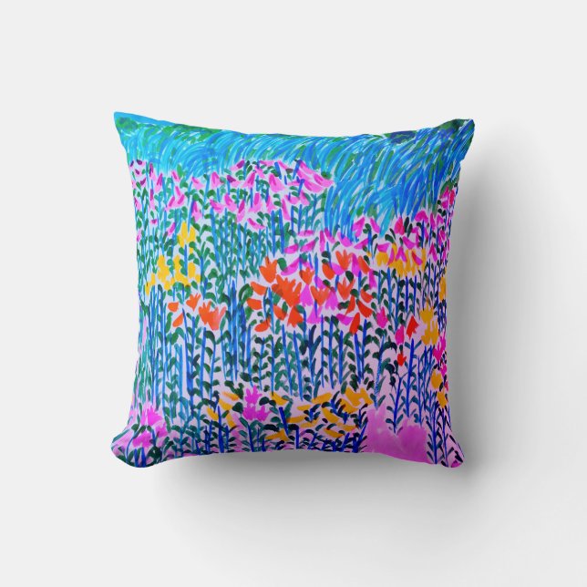 Coussin Liliers Partout Jouer L'Oreiller (Recto)