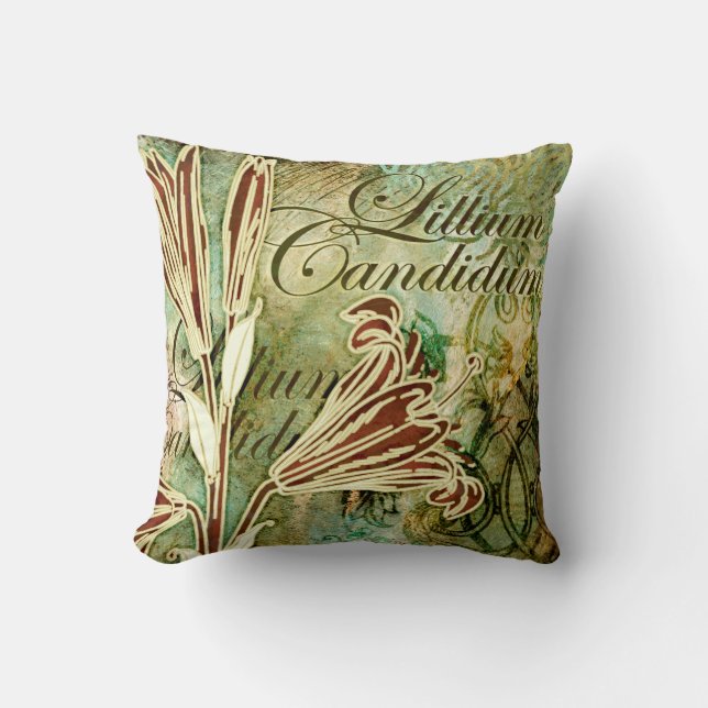 Coussin Lillium candidum (Recto)
