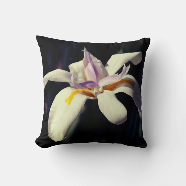 Coussin Lily blanche et violette de l'oreiller (Recto)