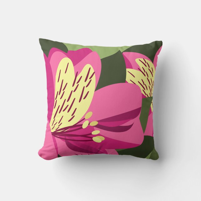 Coussin Lily péruvienne (Recto)