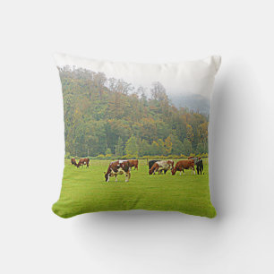 Coussin L'image de votre ferme sur l'oreiller 