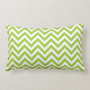 Coussin Lime Green Chevron Lumbar