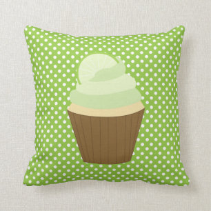 Coussin Lime Green Cupcake