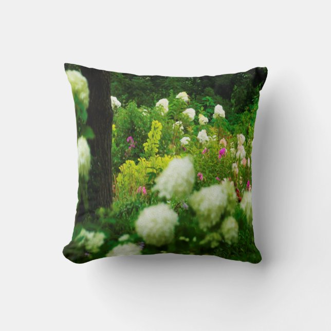 Coussin Limelight Hydrangeas dans My Rubio Garden (Recto)