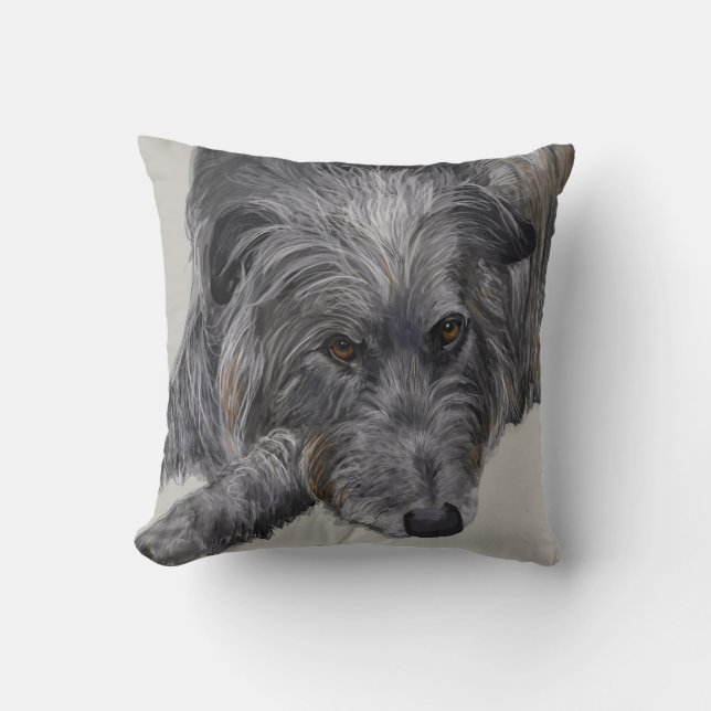 Coussin Limier écossais (Recto)