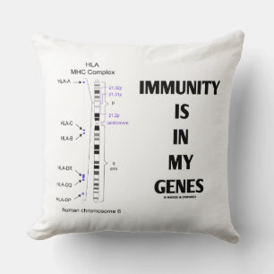 Coussin L'Immunité Est Dans Mon Gène Immunologie Chromosom