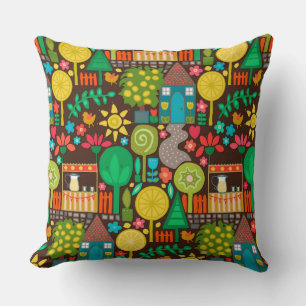 Coussin limonade de bois
