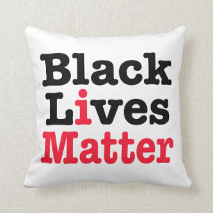 Coussin L'importance des vies noires