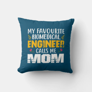 Coussin L'ingénieur biomédical m'appelle maman