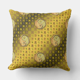 Coussin Lion & Cheval de Métal