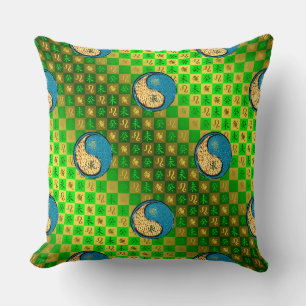 Coussin Lion & Chèvre d'eau