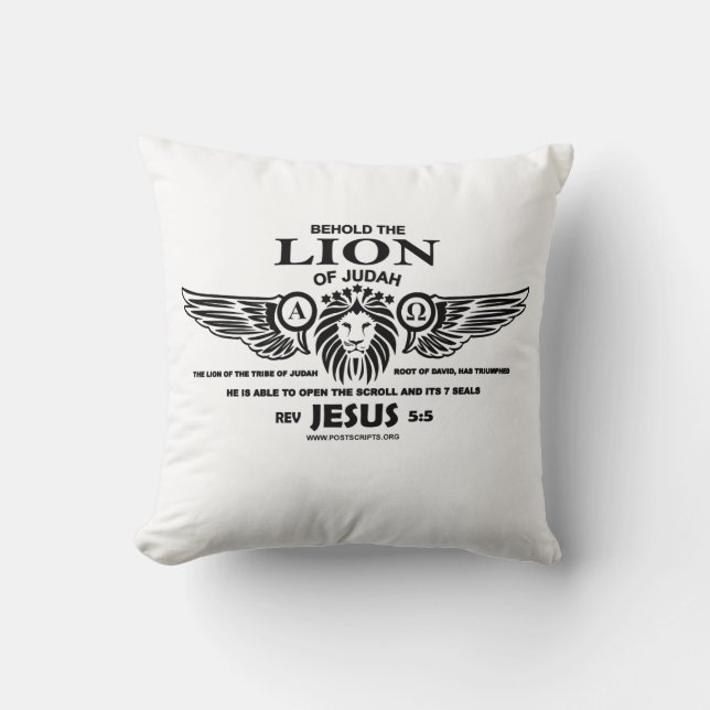 Coussin Lion de Juda (Recto)