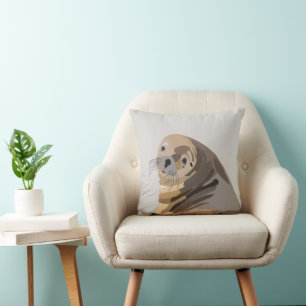 Coussin Lion de mer Animal 