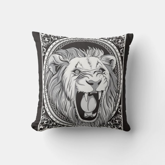 COUSSIN LION D'HURLEMENT (Recto)
