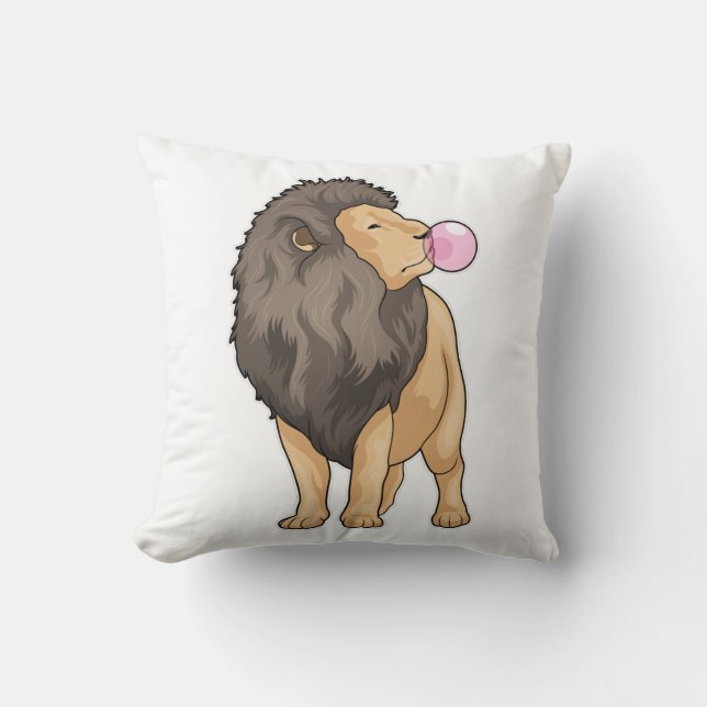 Coussin Lion gomme à mâcher (Recto)