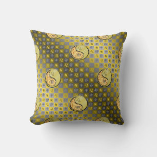 Coussin Lion & Lapin de Métal