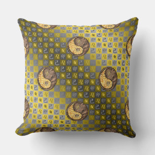 Coussin Lion & Lapin de Terre