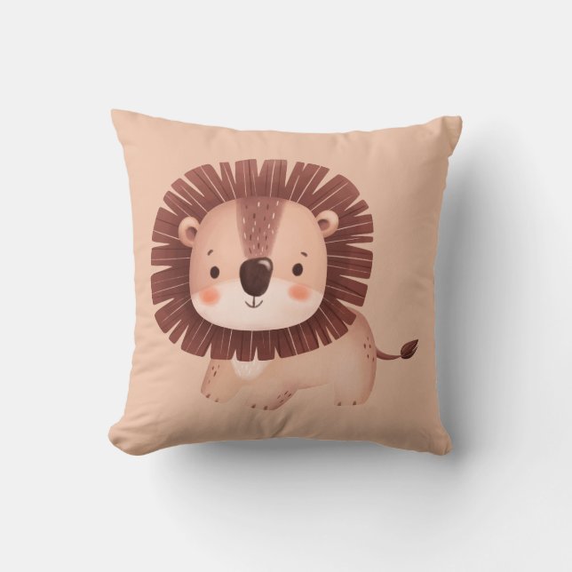 Coussin Lion mignon (Recto)