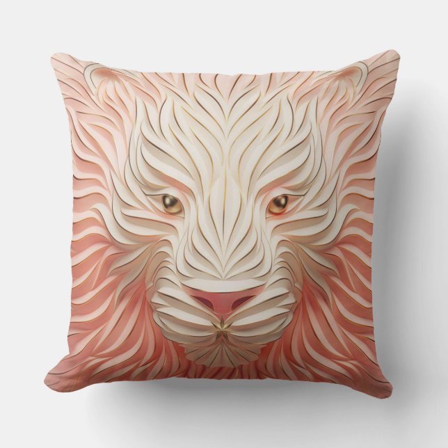 Coussin Lion moderne (Recto)