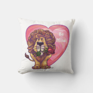 Coussin Lion Saint Valentin