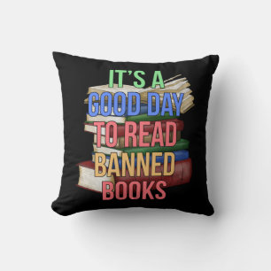 Coussin Lire Livres interdits Librarian Bookworm Lecteur d